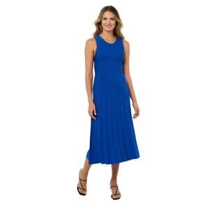 Edited by Remi Bader Women's Pleated Rib Knit Midi Dress Size M